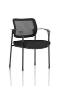 Brunswick Deluxe With Arms Black Frame Mesh Back Black Seat
