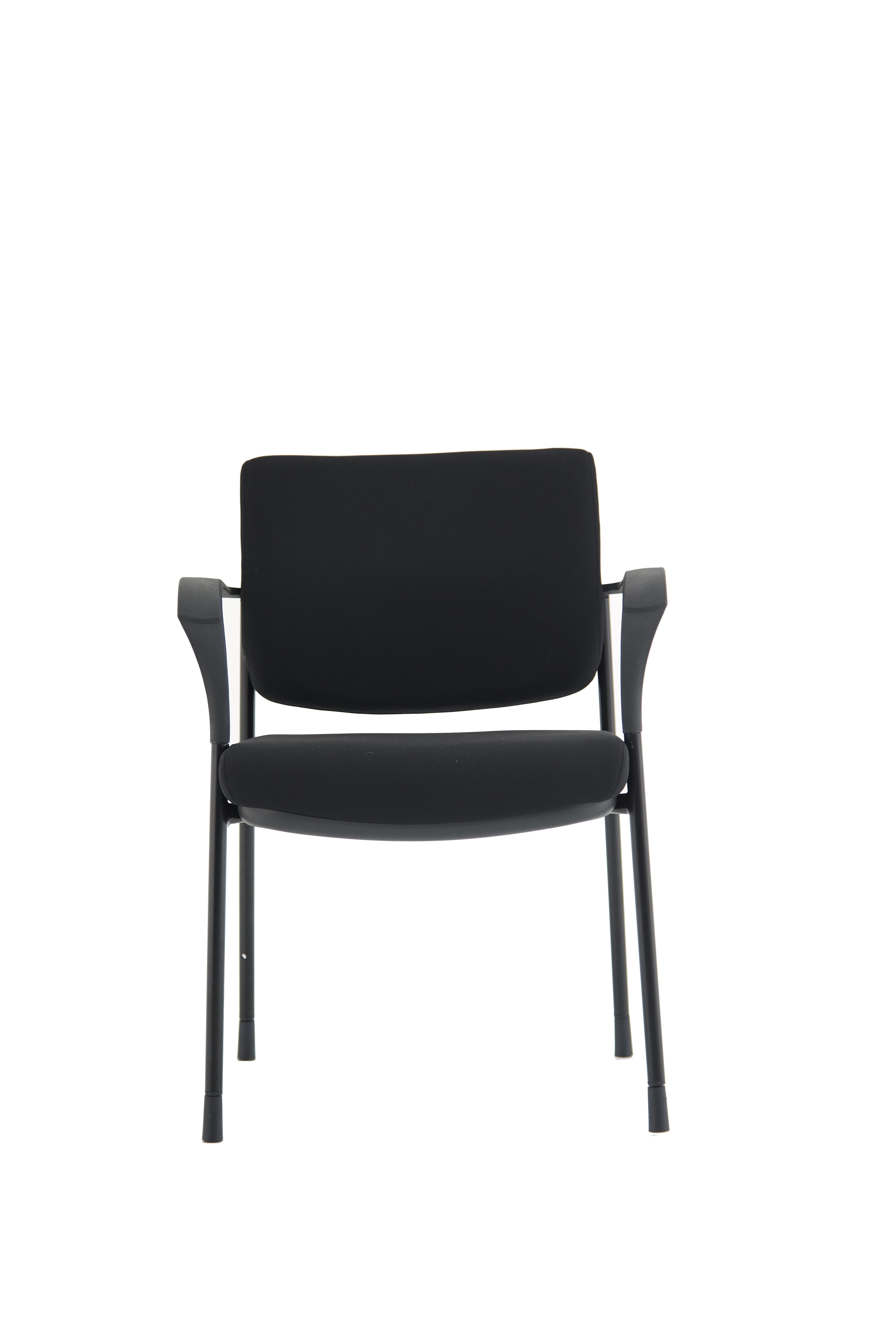 Brunswick Deluxe With Arms Black Frame Black Fabric Back Black Seat