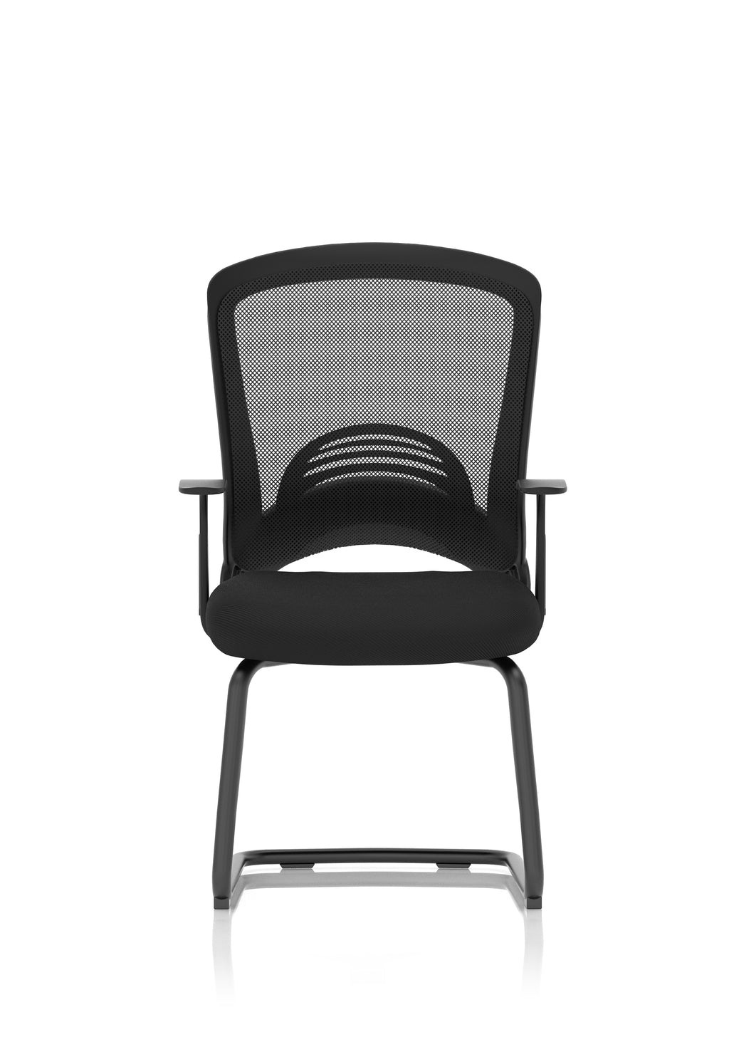 Astro Visitor Cantilever Leg Mesh Chair Black