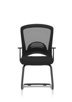 Astro Visitor Cantilever Leg Mesh Chair Black