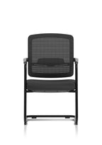 Flint Mesh Back Cantilever Chair Black