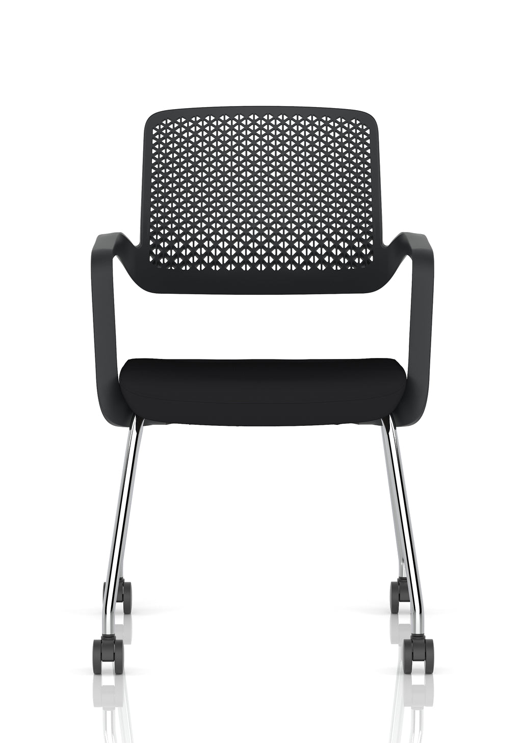 Cosmo Training Chair Black Frame Black Seat