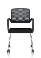 Cosmo Training Chair Black Frame Black Seat
