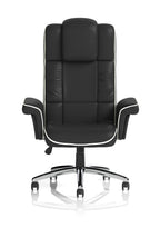 Chelsea Executive Chair Black Soft Bonded Leather With Arms