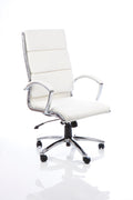 Classic Executive Chair High Back White