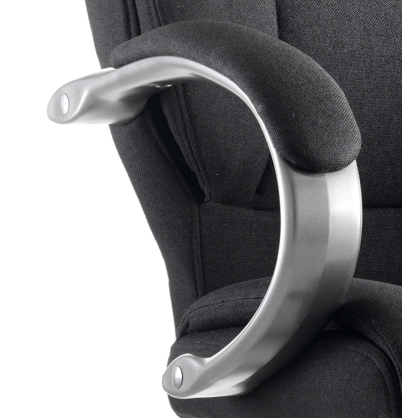 Galloway Executive Chair With Arms Black Fabric
