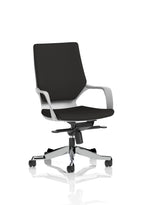 Xenon Executive White Shell Medium Back Black Fabric