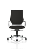 Xenon Executive White Shell Medium Back Black Fabric