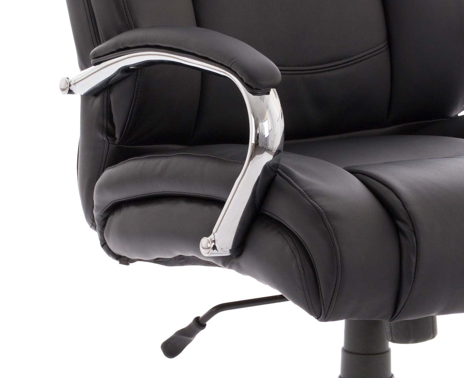 Texas Executive Heavy Duty Chair Soft Bonded Leather With Arms
