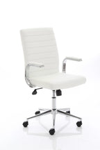 Ezra Executive White Leather