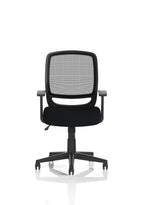 Mave Task Operator Chair Black Mesh With Arms Black Seat