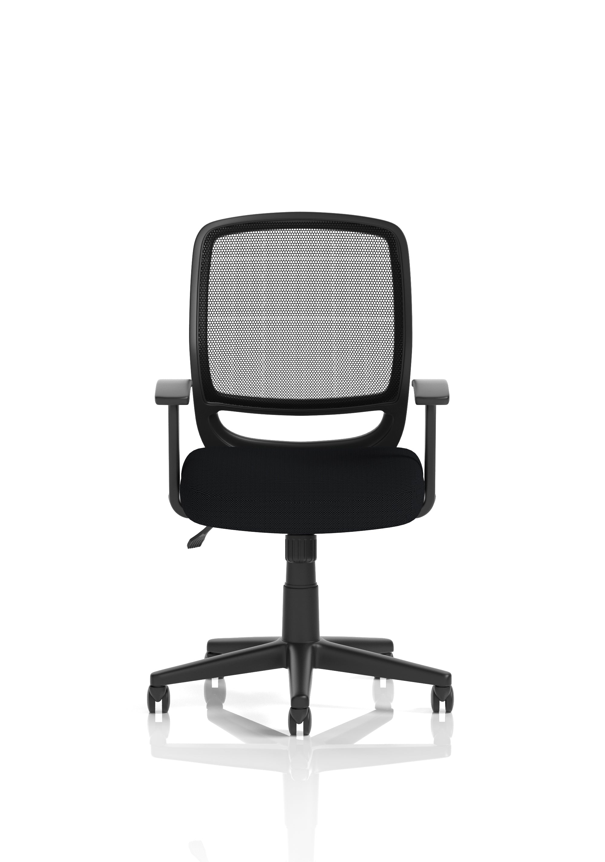 Mave Task Operator Chair Black Mesh With Arms Black Seat