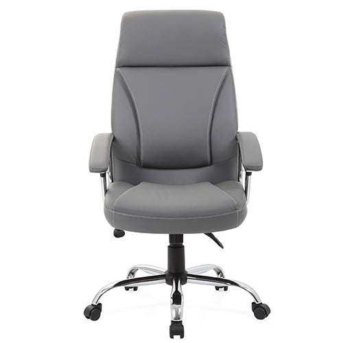 Penza Executive Grey Leather Chair