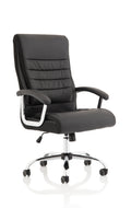 Dallas Black PU Chair