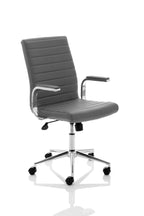 Ezra Executive Grey Leather