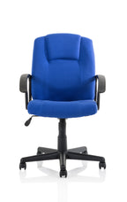 Bella Executive Managers Chair Blue fabric