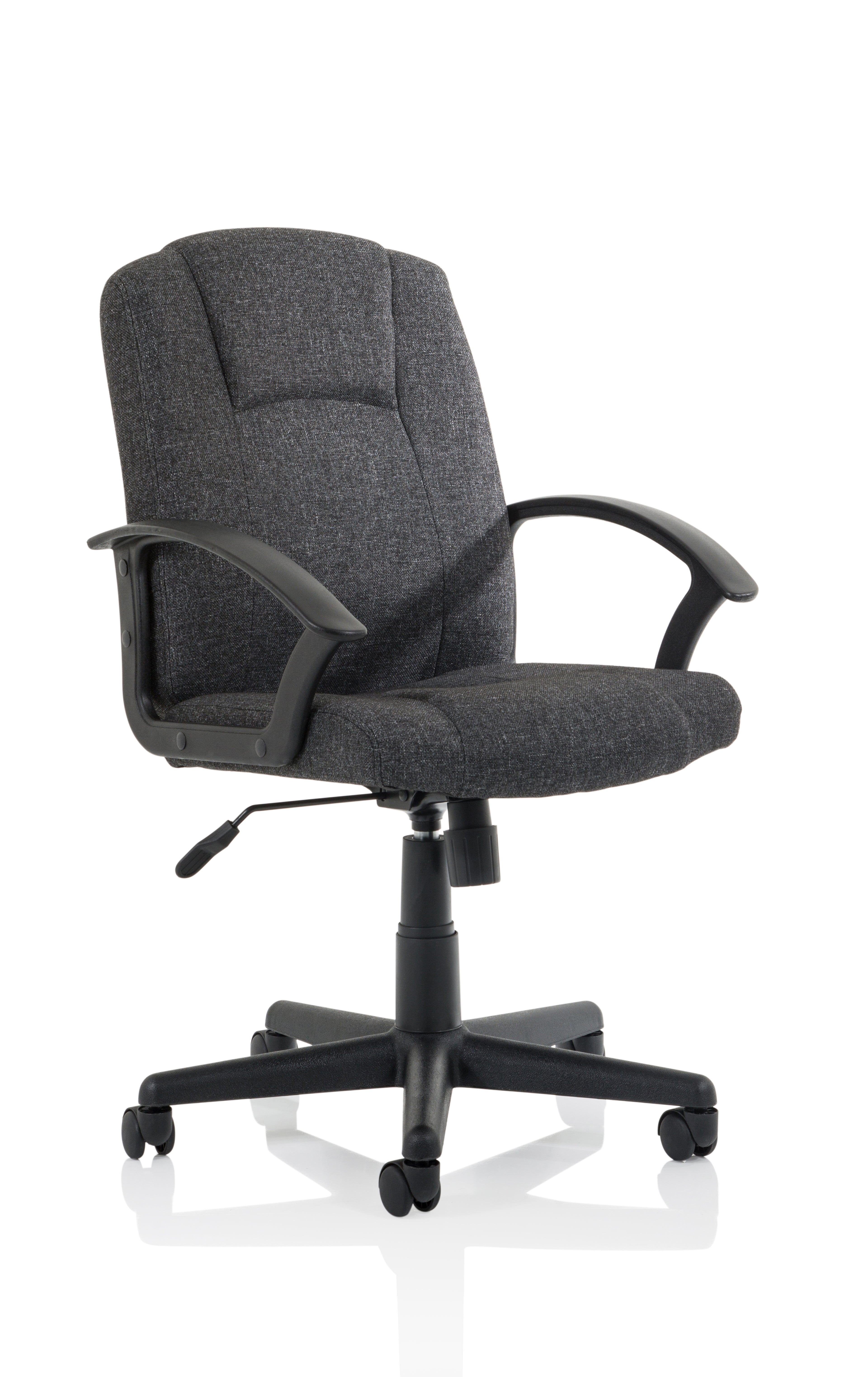 Bella Executive Managers Chair Charcoal Fabric