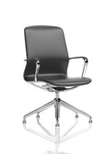 Lucia Executive Chair Chrome Frame With Chrome Glides