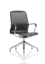Lucia Executive Chair Chrome Frame With Chrome Glides