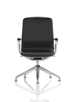 Lucia Executive Chair Chrome Frame With Chrome Glides