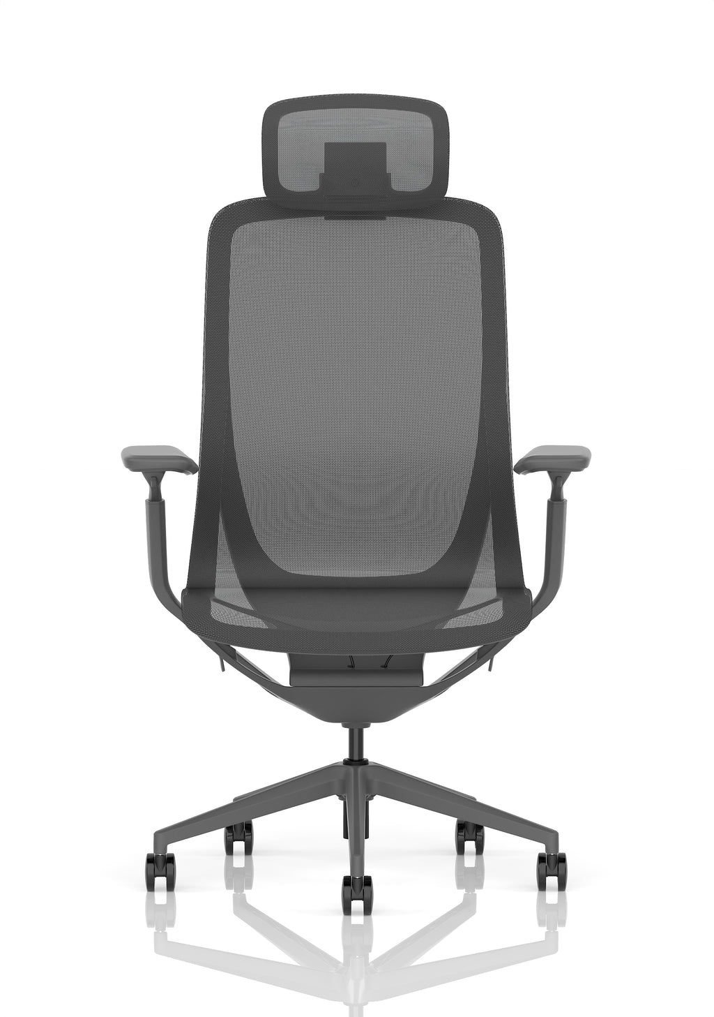 Lumo Executive Chair Shadow Grey with Headrest