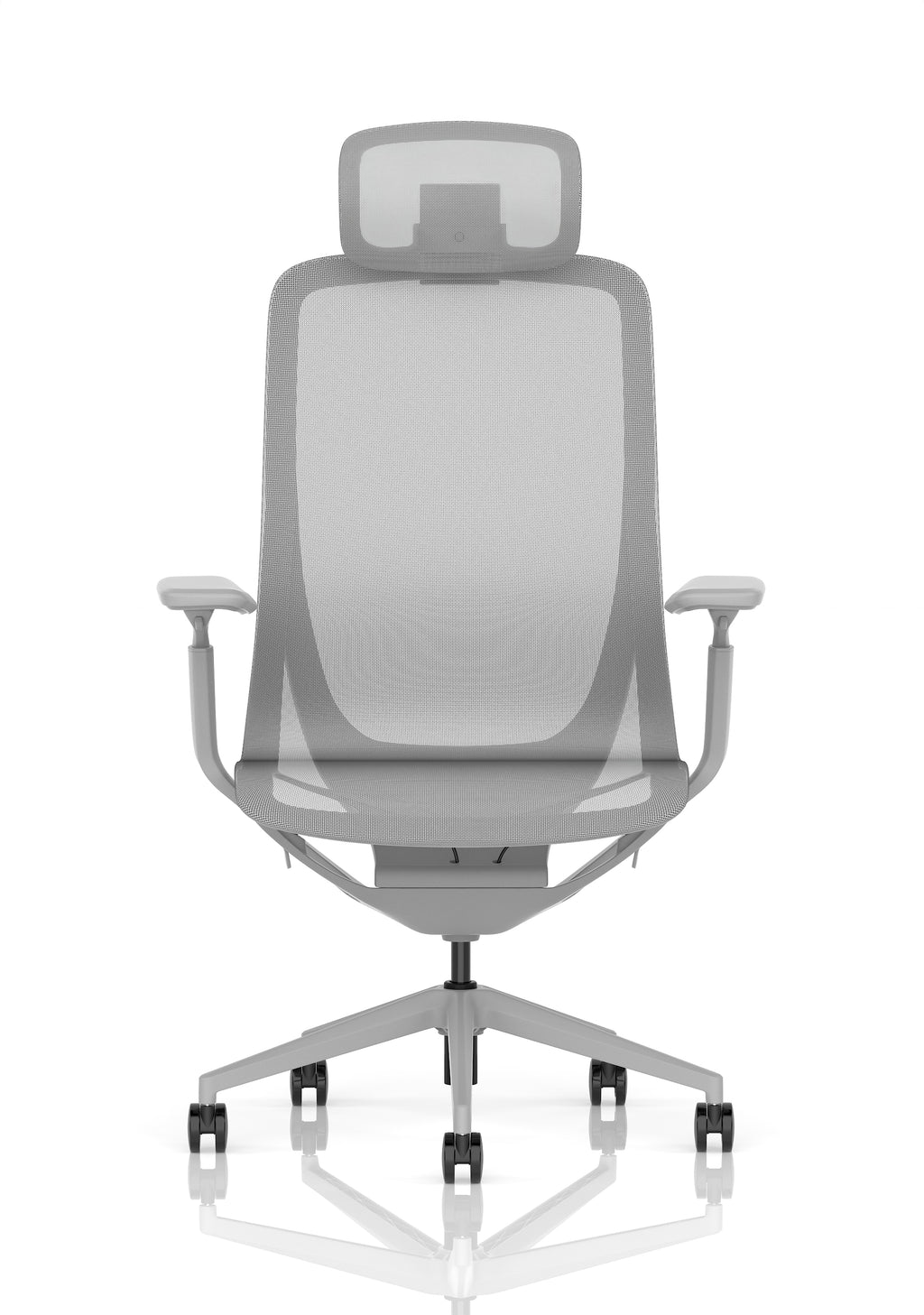 Lumo Executive Chair Halo Grey with Headrest