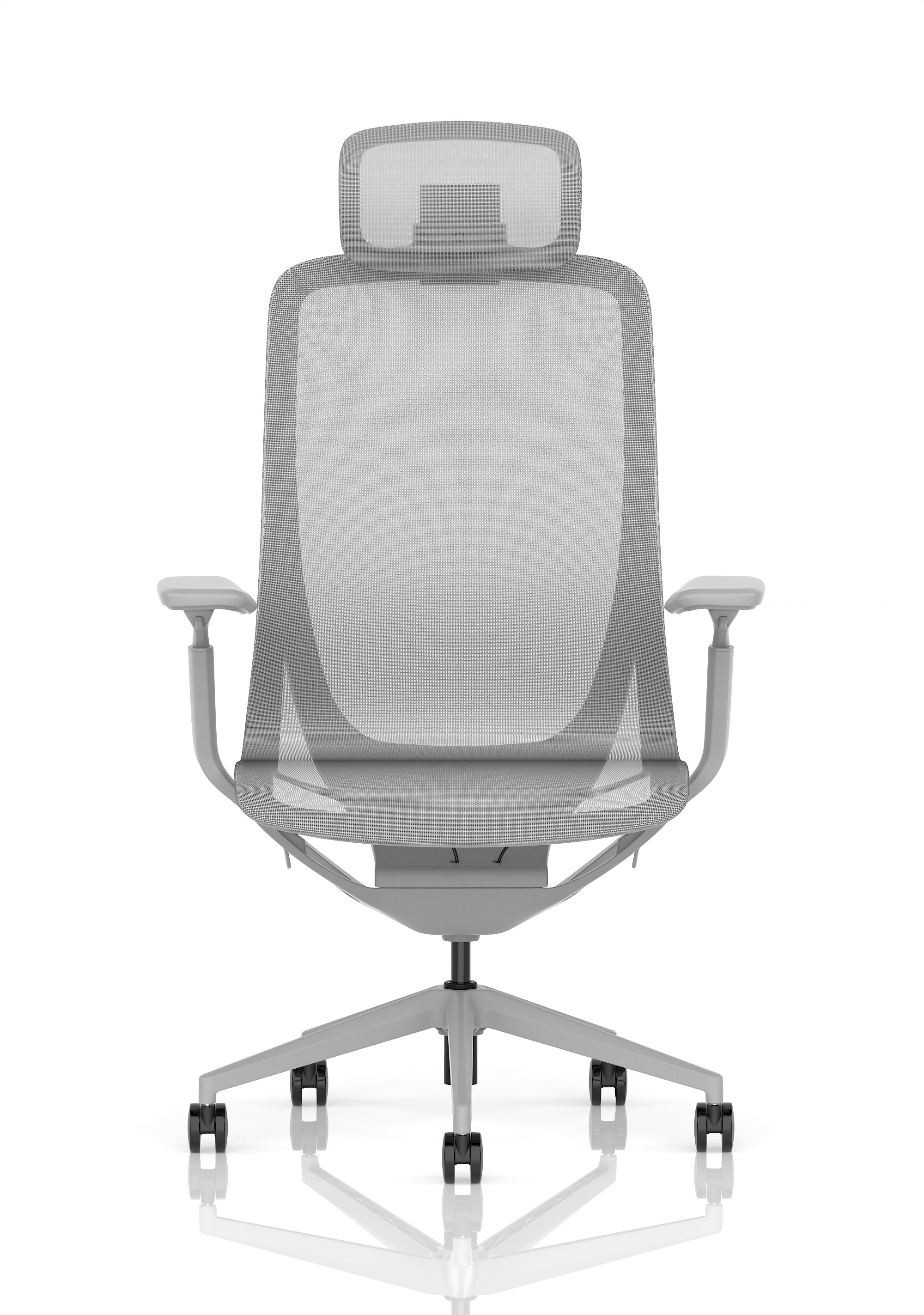 Lumo Executive Chair Halo Grey with Headrest