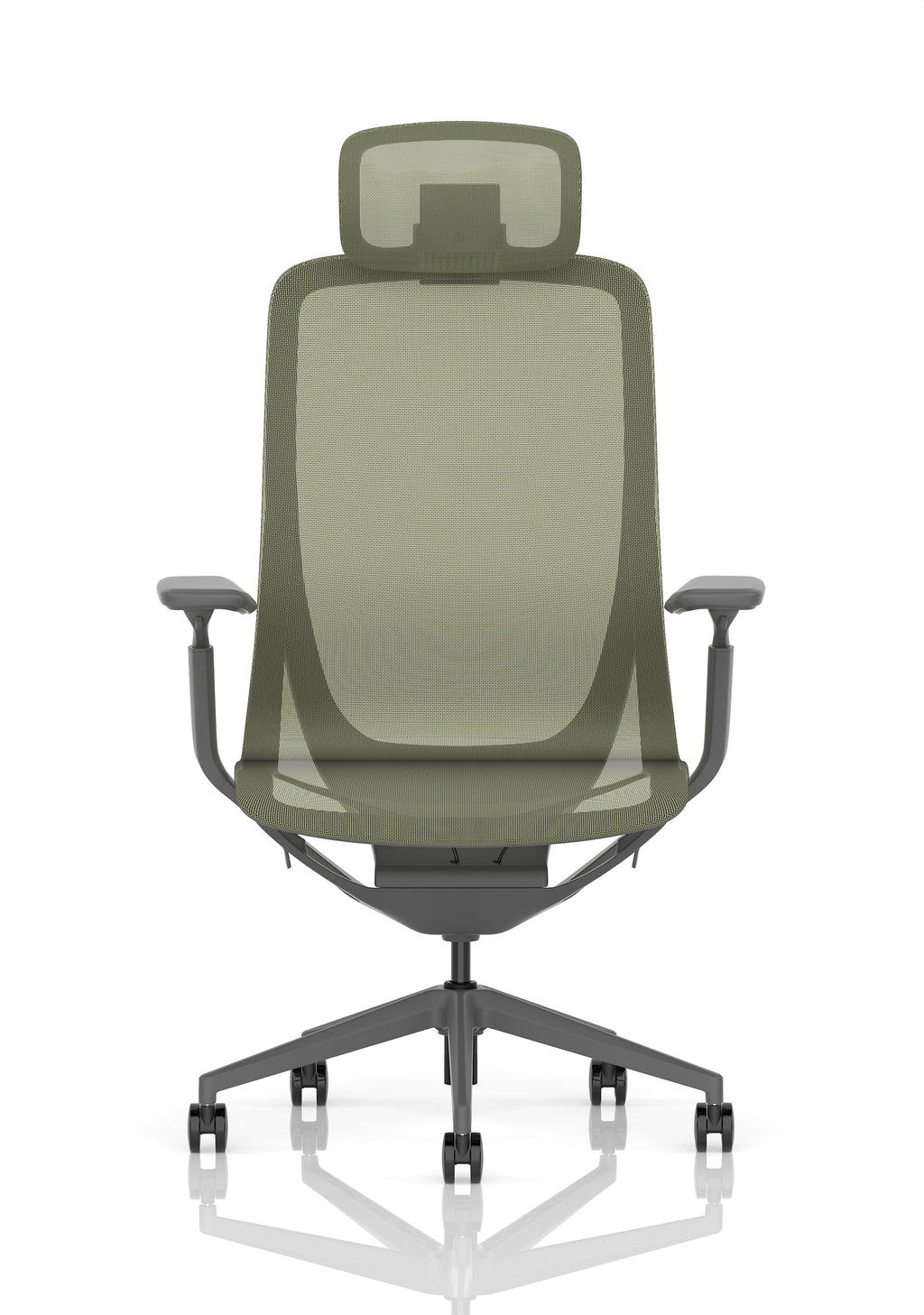 Lumo Executive Chair Verge Green with Headrest