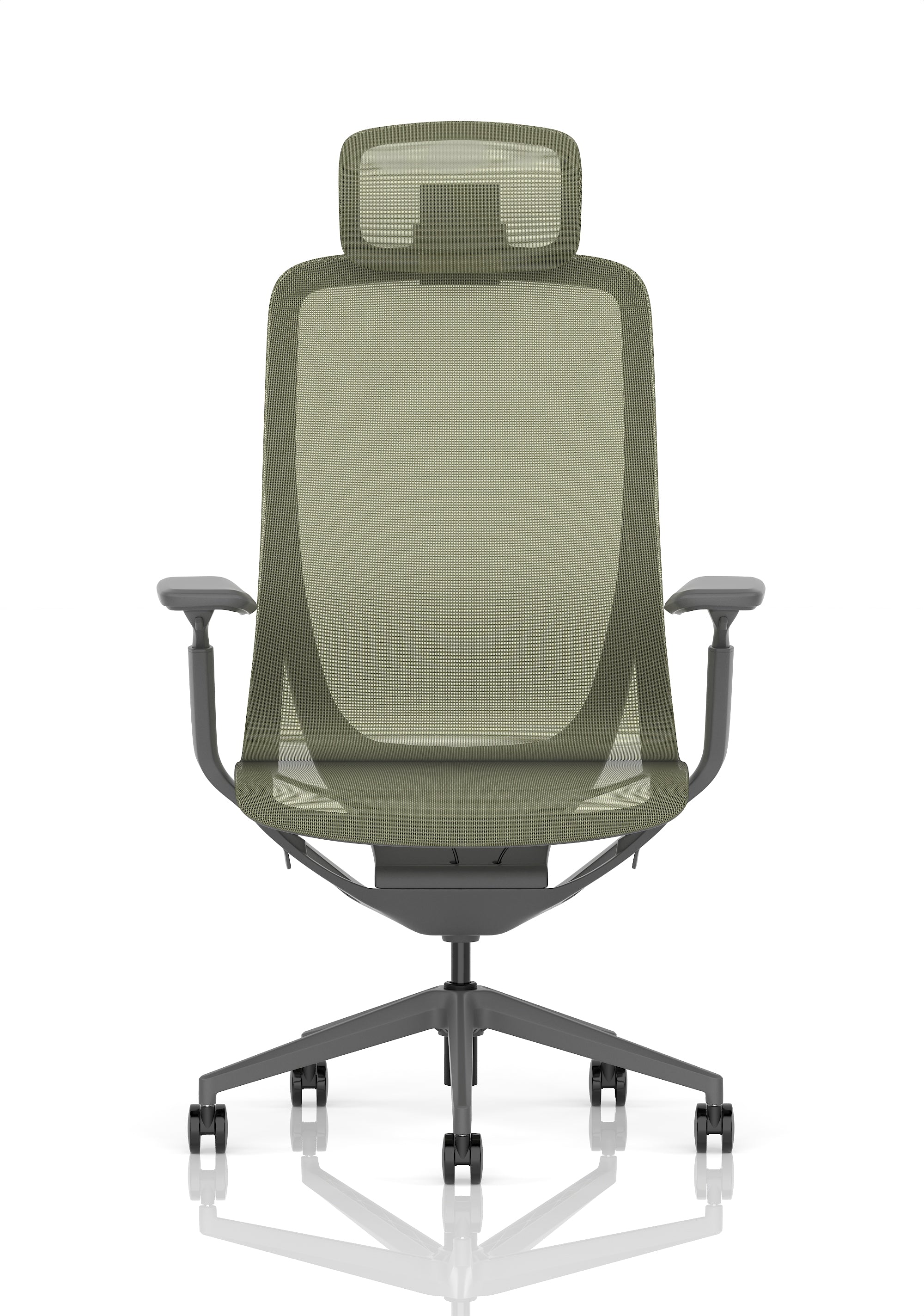 Lumo Executive Chair Verge Green with Headrest