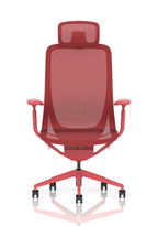 Lumo Executive Chair Volt Red with Headrest