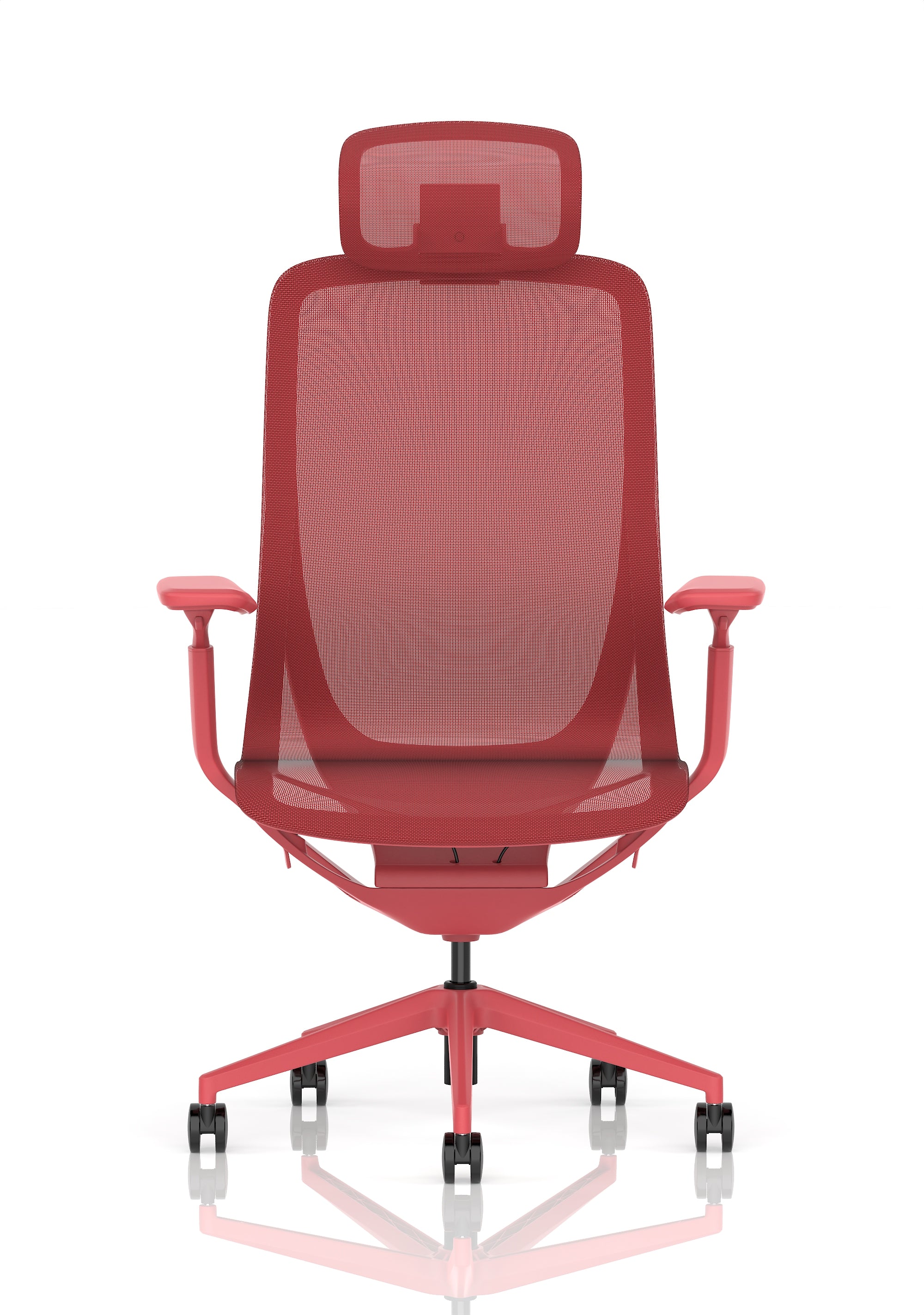 Lumo Executive Chair Volt Red with Headrest