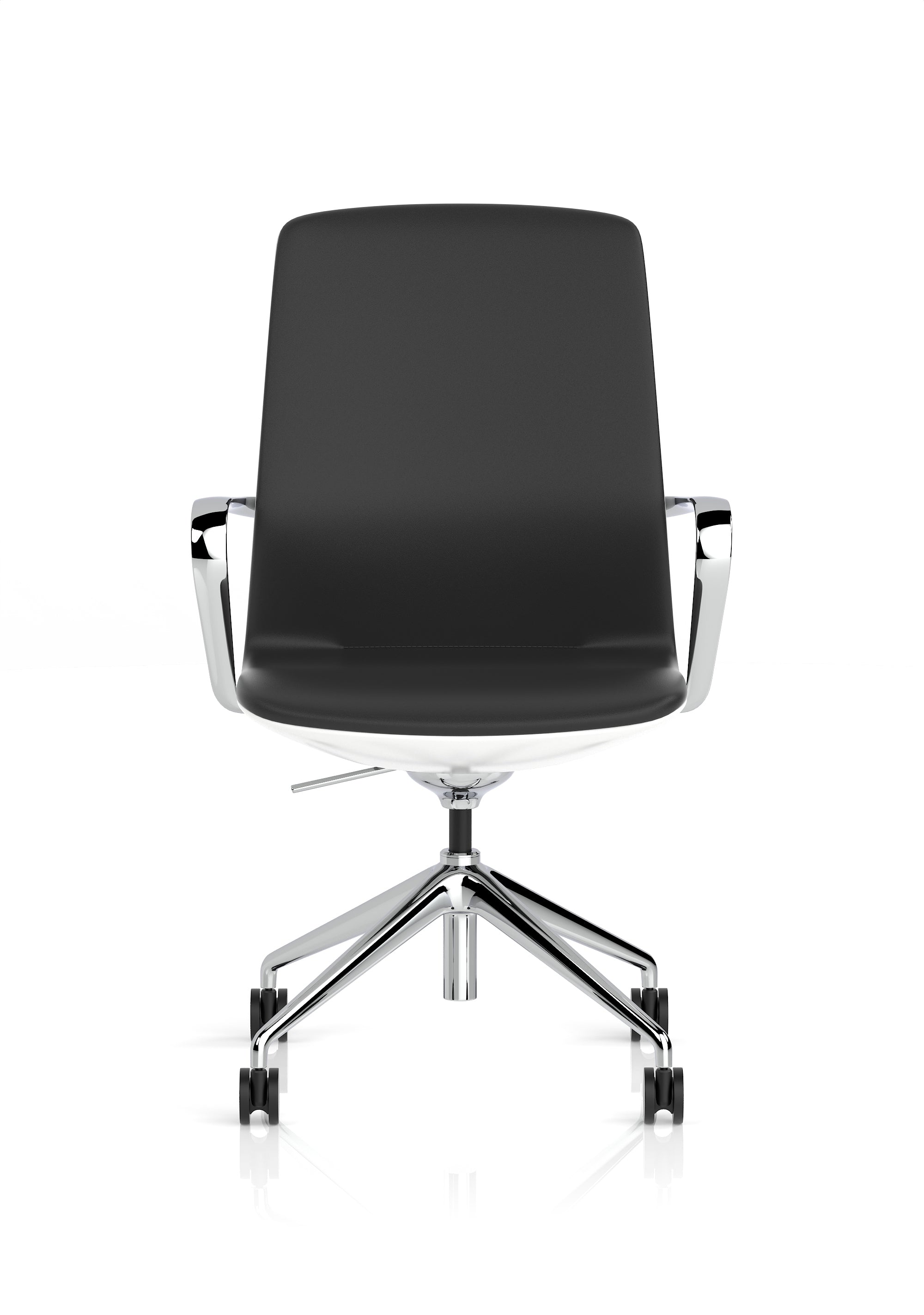 Mara Black PU White Shell Executive