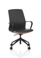 Mara Black PU Wood Shell Executive