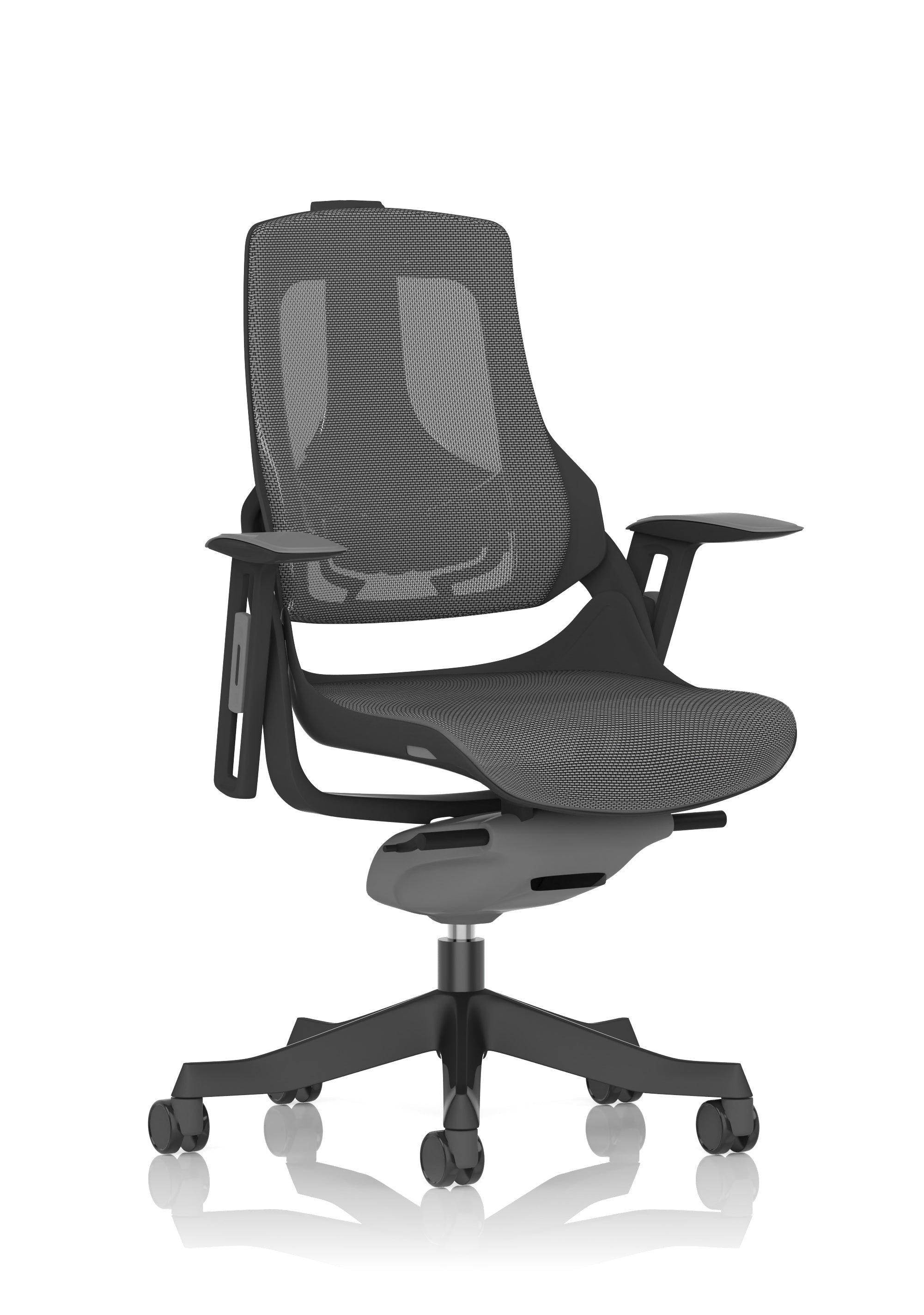 Zure Noir Black Shell Black Base Charcoal Mesh