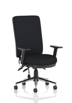 Chiro High Back With Height Adjustable And Folding Arms Black