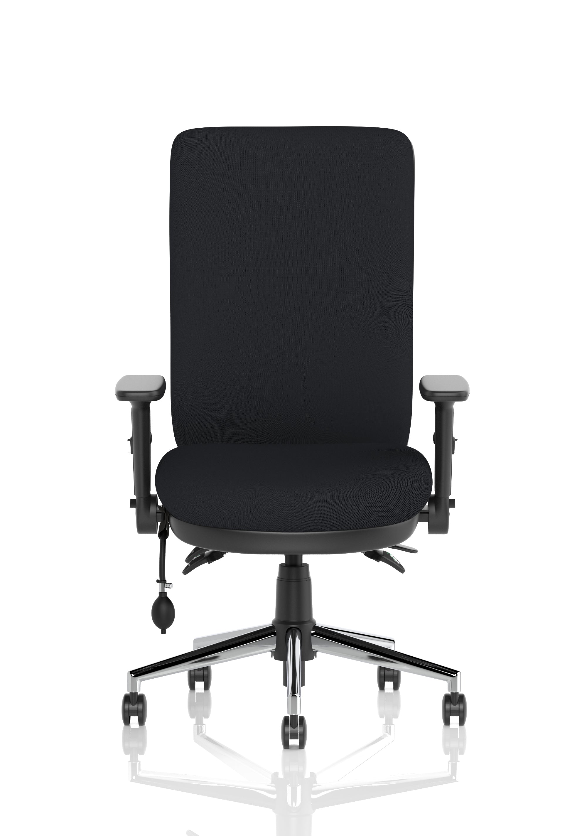 Chiro High Back With Height Adjustable And Folding Arms Black