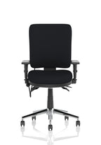 Chiro Medium Back With Height Adjustable And Folding Arms Black