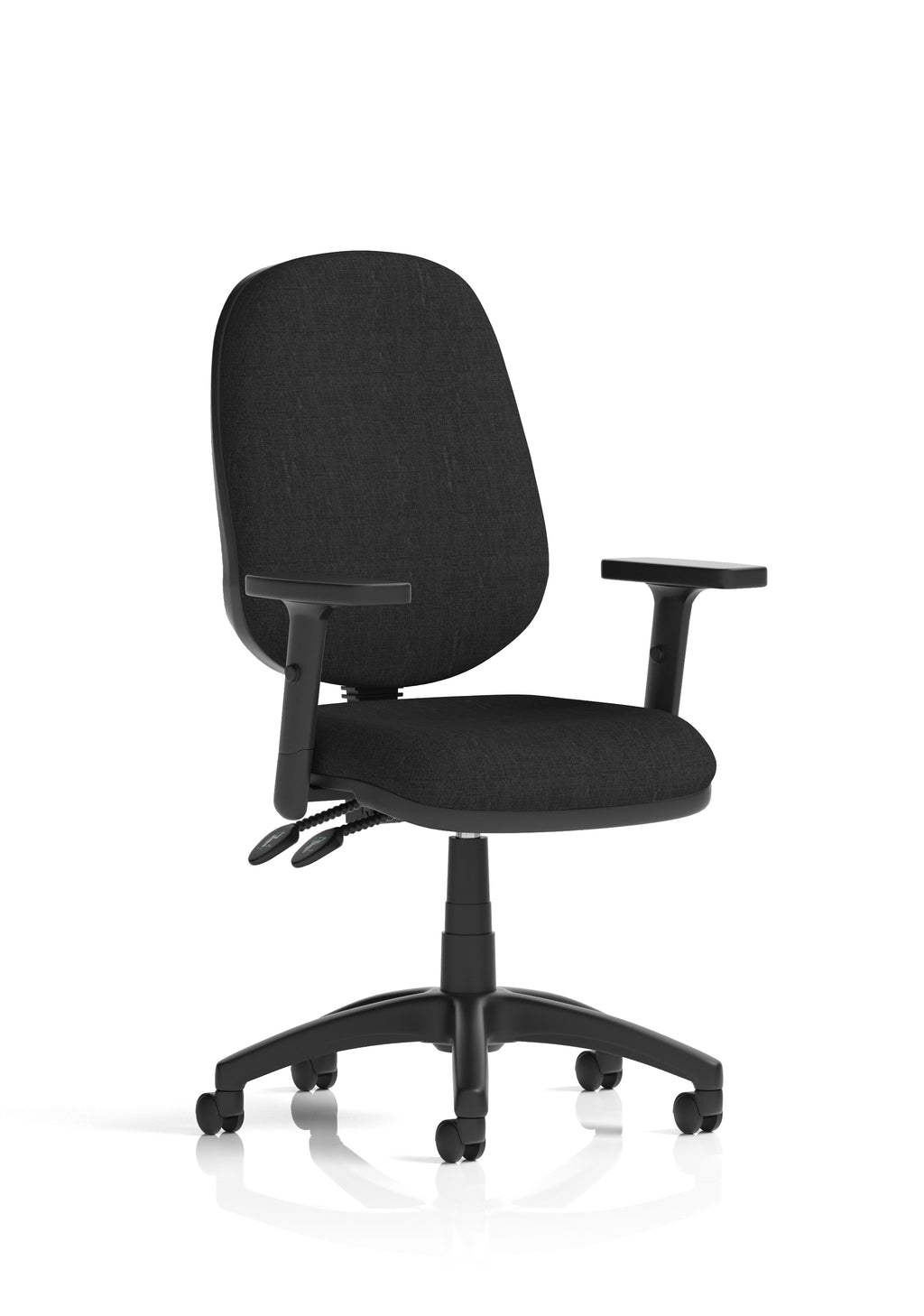 Eclipse Plus II Ergonomic Chair (Adjustable Arms) Black