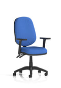 Eclipse Plus II Ergonomic Chair (Adjustable Arms) Blue