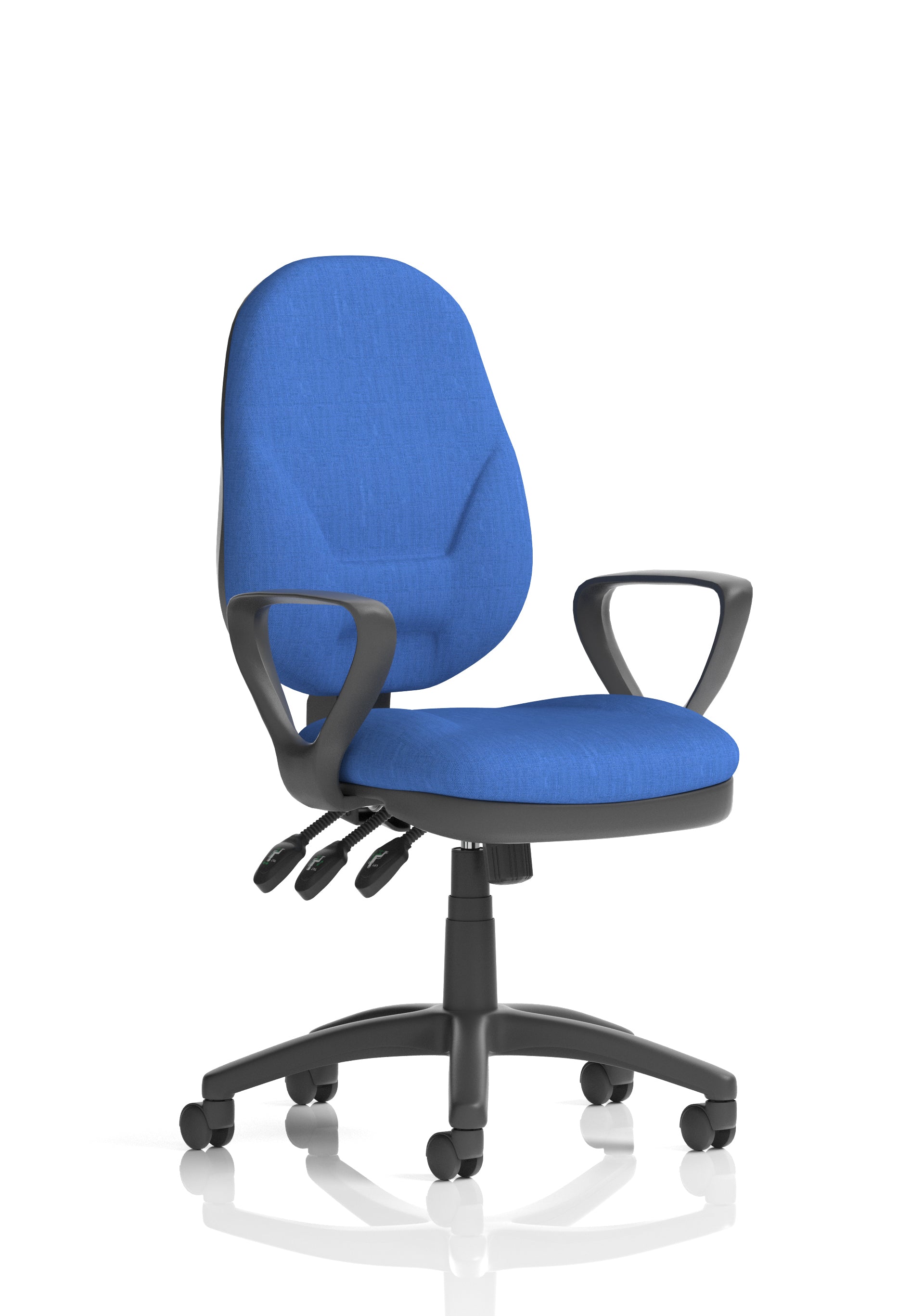 Eclipse Plus XL Ergonomic Chair (Loop Arms) Blue