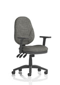 Eclipse Plus XL Ergonomic Chair (Adjustable Arms) Charcoal
