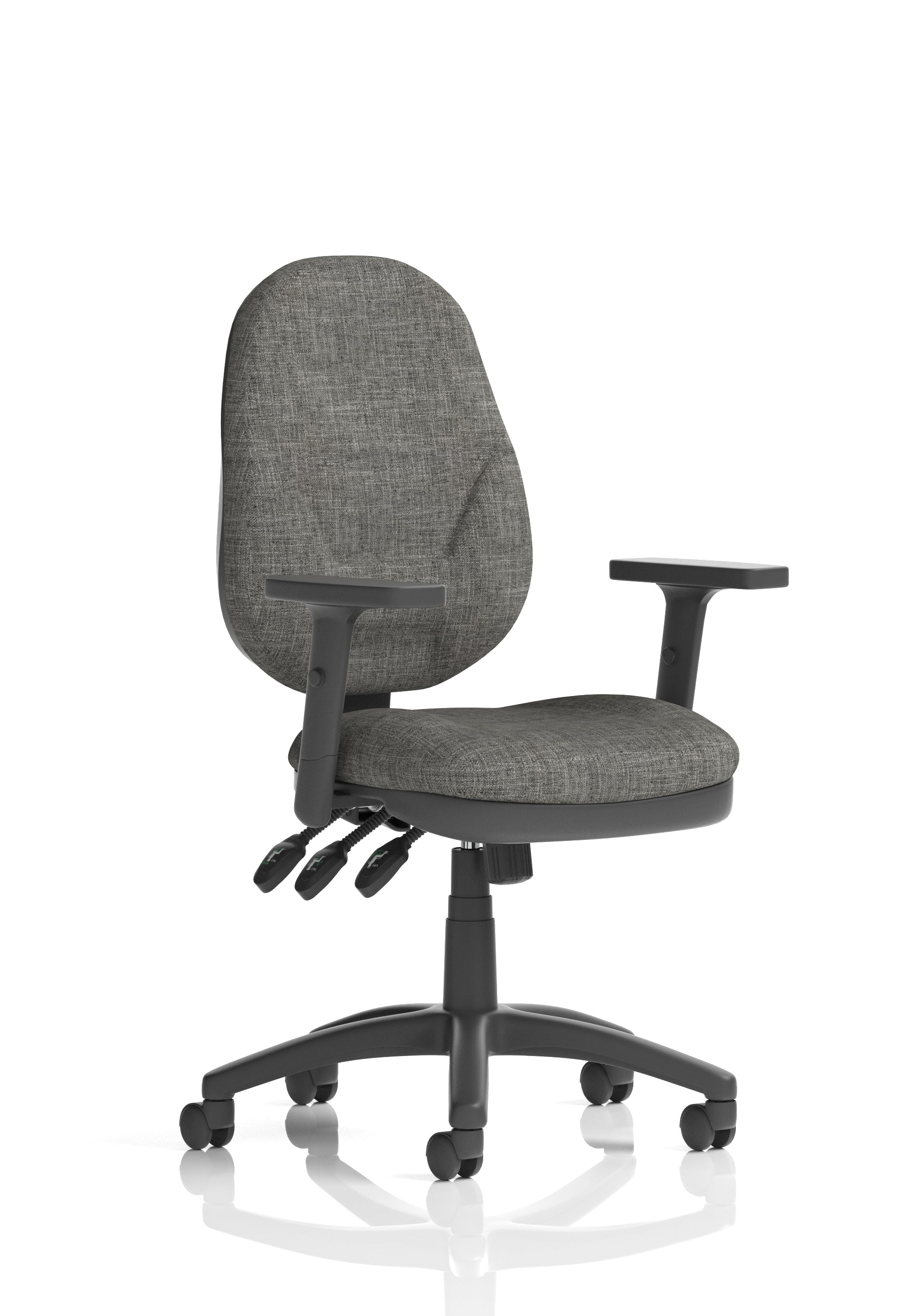 Eclipse Plus XL Ergonomic Chair (Adjustable Arms) Charcoal
