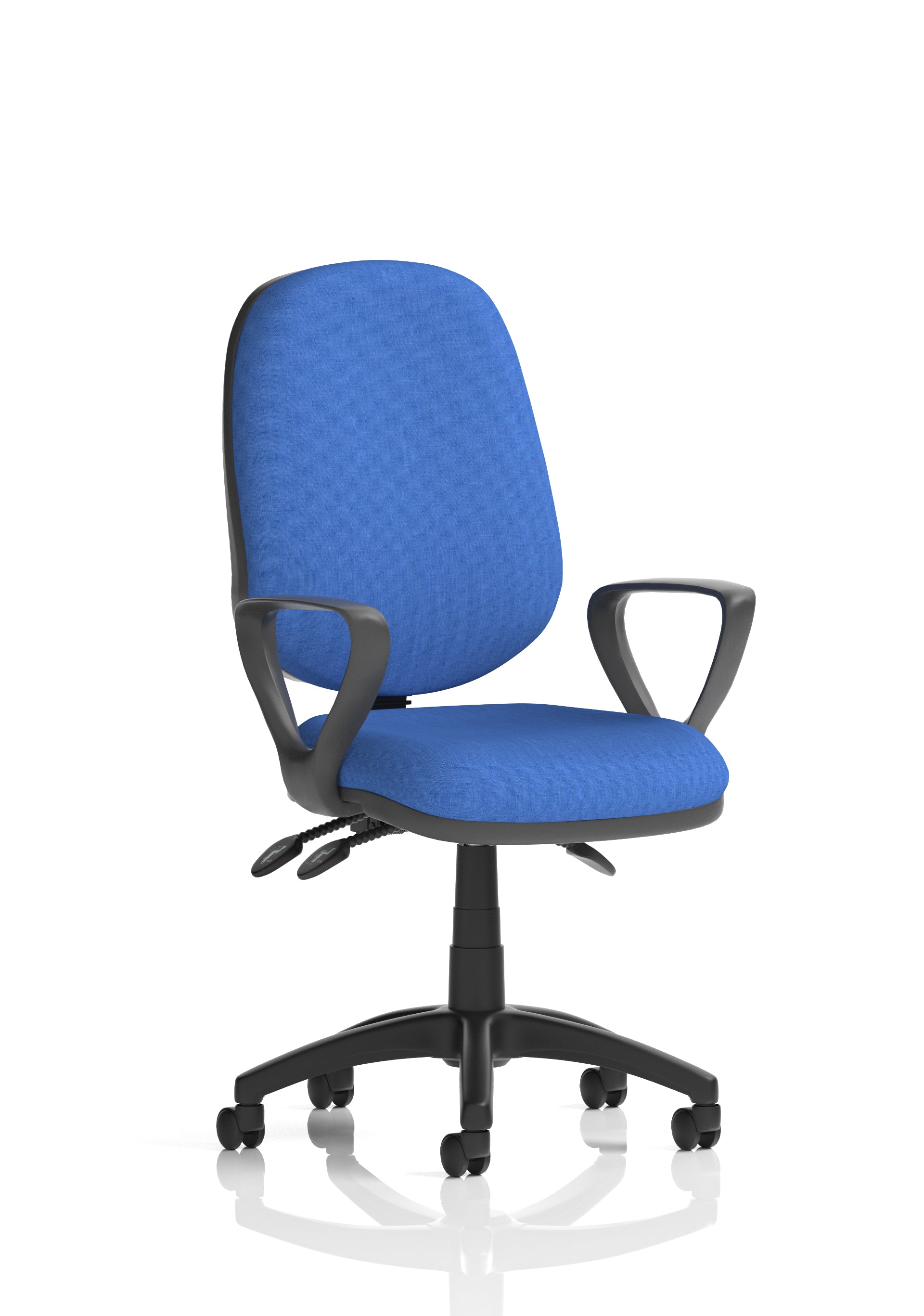 Eclipse Plus III Ergonomic Chair (Loop Arms) Blue