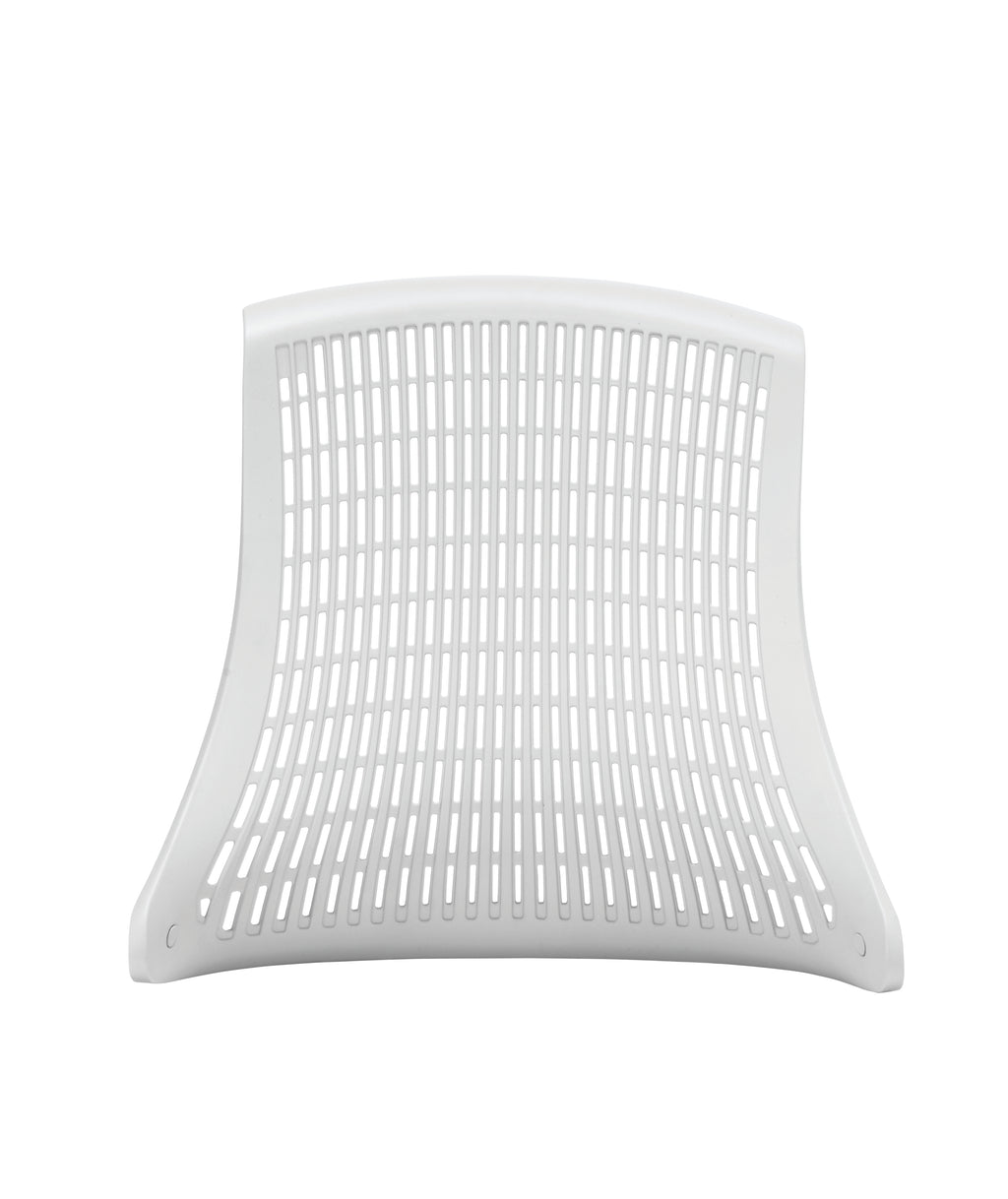 Flex Task Operator Chair Black Frame Black Fabric Seat (With Headrest) Moonstone White Back