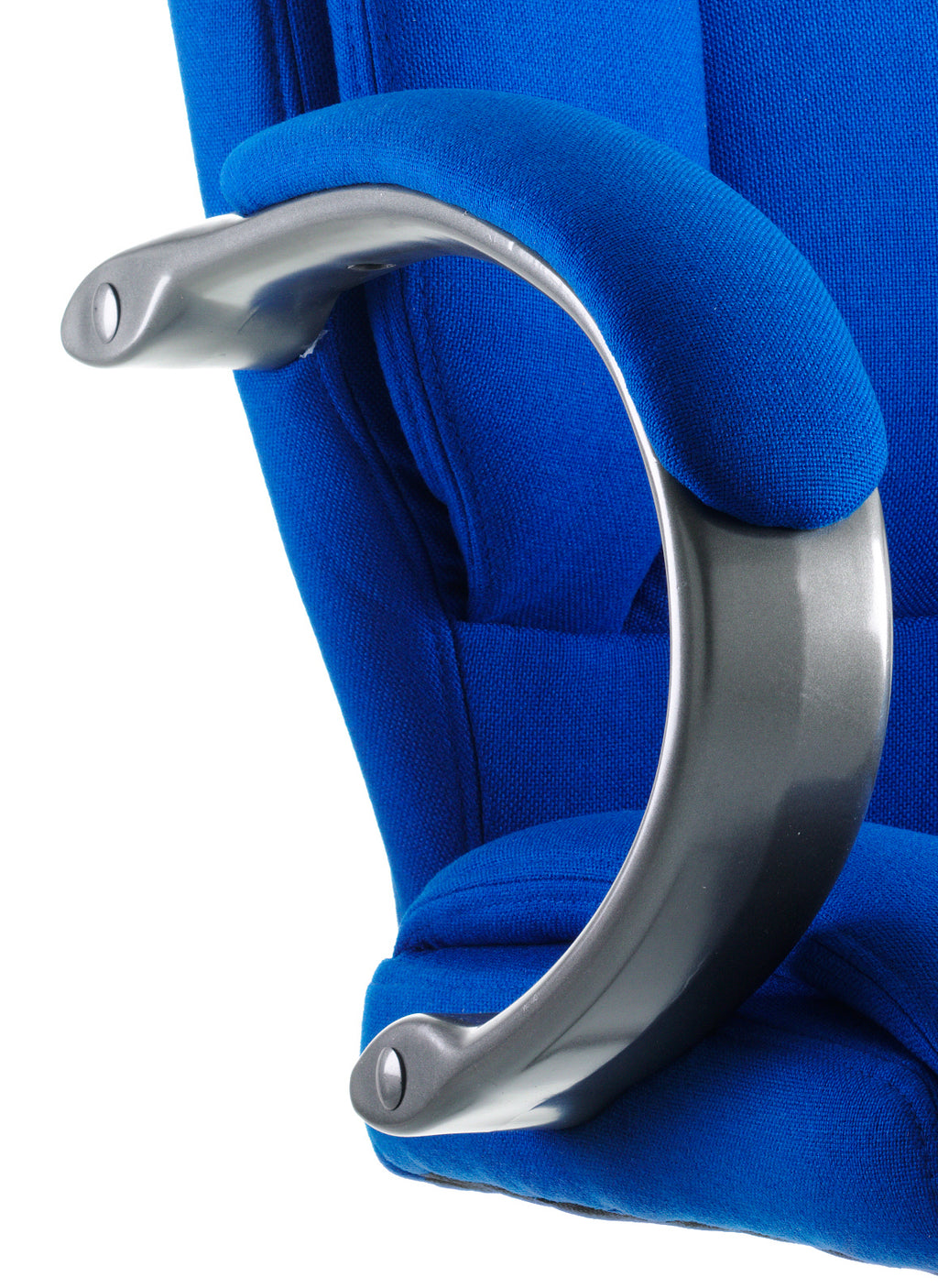 Galloway Cantilever Chair With Arms Blue Fabric