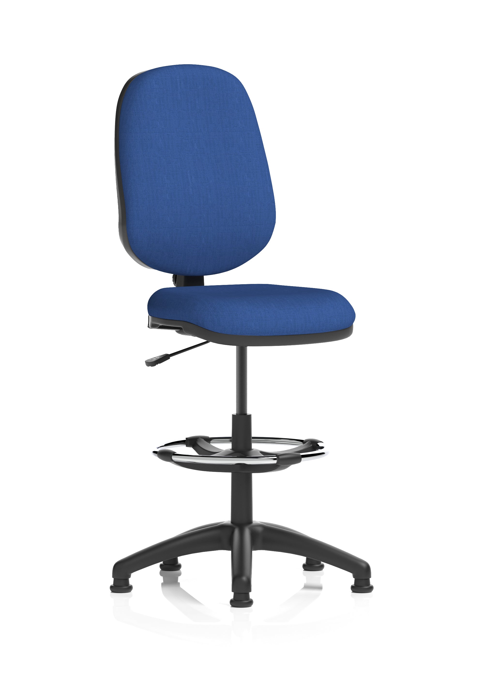 Eclipse Plus I Ergonomic Chair With High Rise Draughtsman Kit Blue