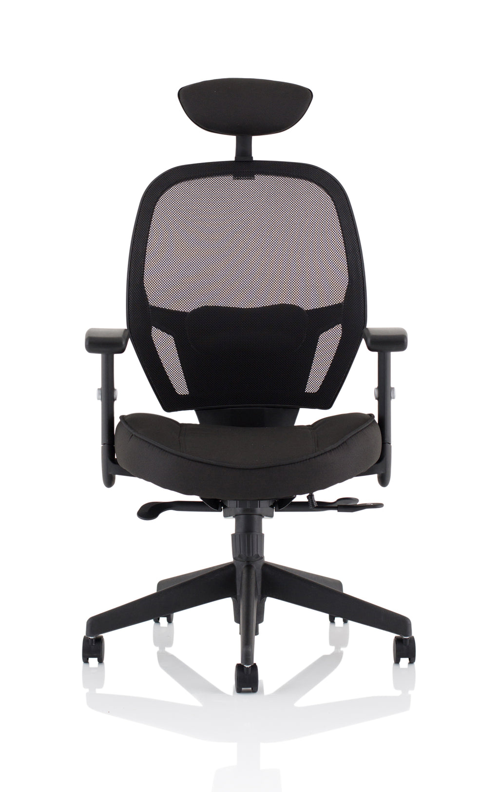 Denver Black Mesh Chair (With Headrest)