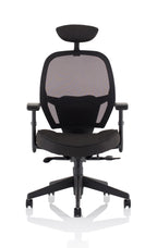 Denver Black Mesh Chair (With Headrest)