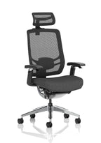 Ergo Click Mesh Back (With Headrest) Black Fabric Seat