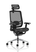 Ergo Click Mesh Back (With Headrest) Black Mesh Seat